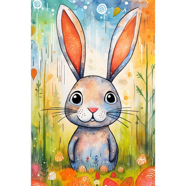Colorful Bunny Canvas